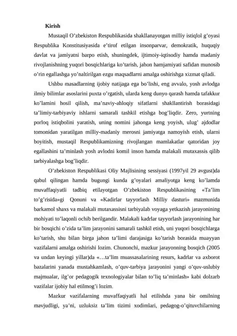 PEDAGOGIK FANLARNI OʻQITISHDA TAʼLIMNING TEXNIK VOSITALARIDAN FOYDALANISH 2