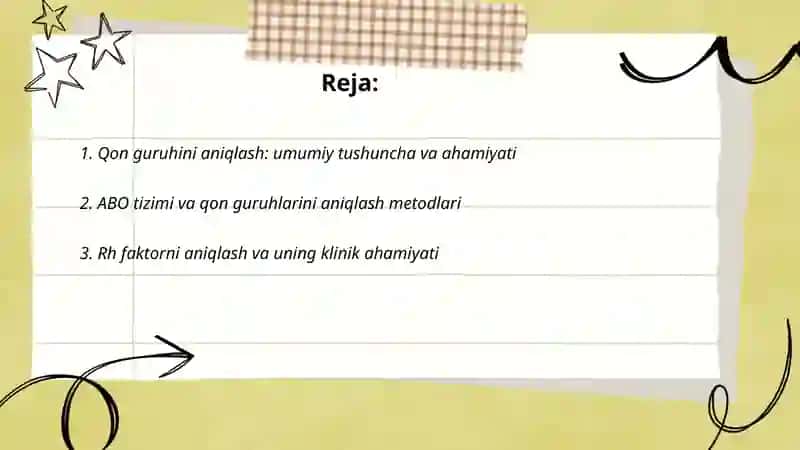 Qon guruhini aniqlash 2