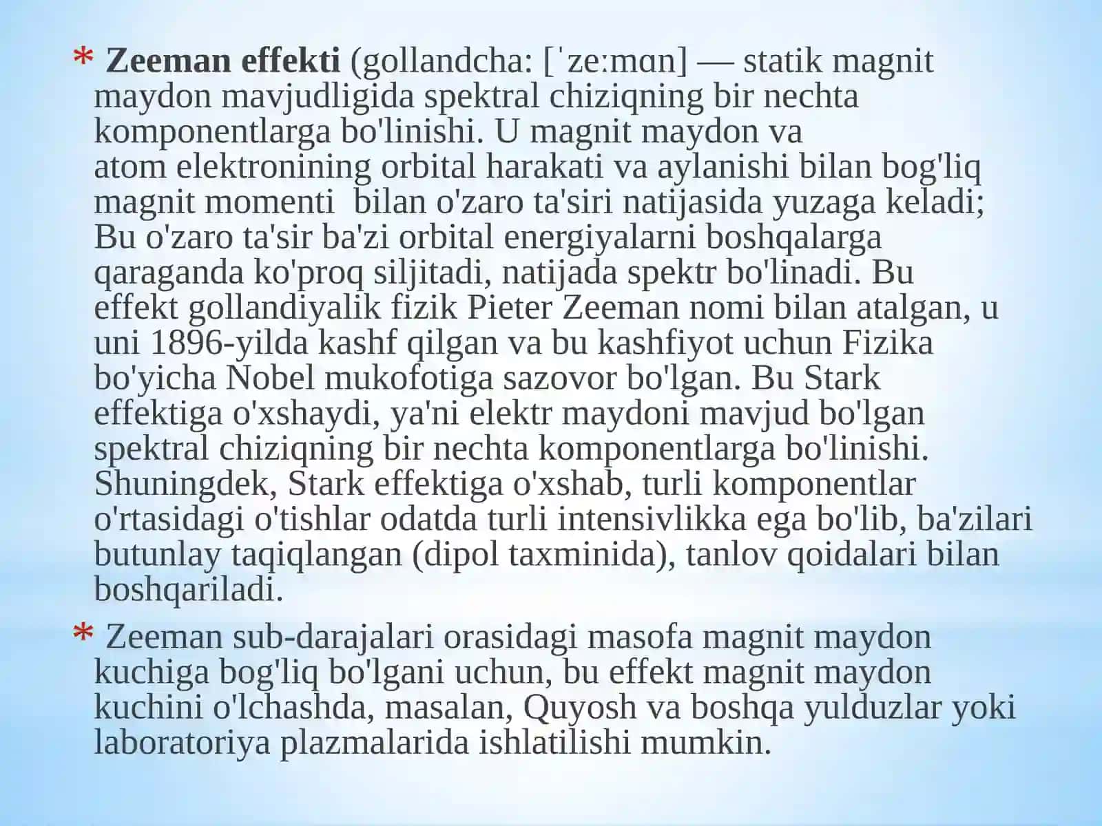 ZEEMAN EFFEKTI 2