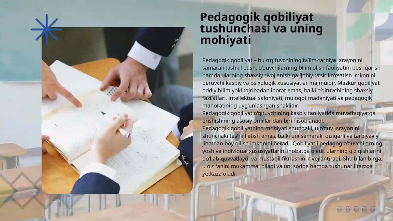 Pedagogik qobiliyatni shakllantirish yoʻllari 2