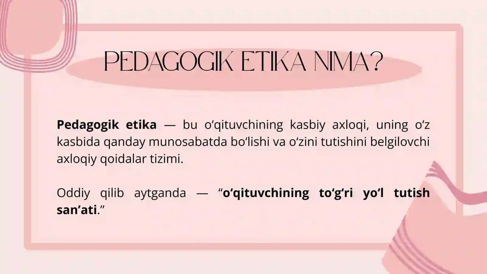 PEDAGOGIK ETIKA 2
