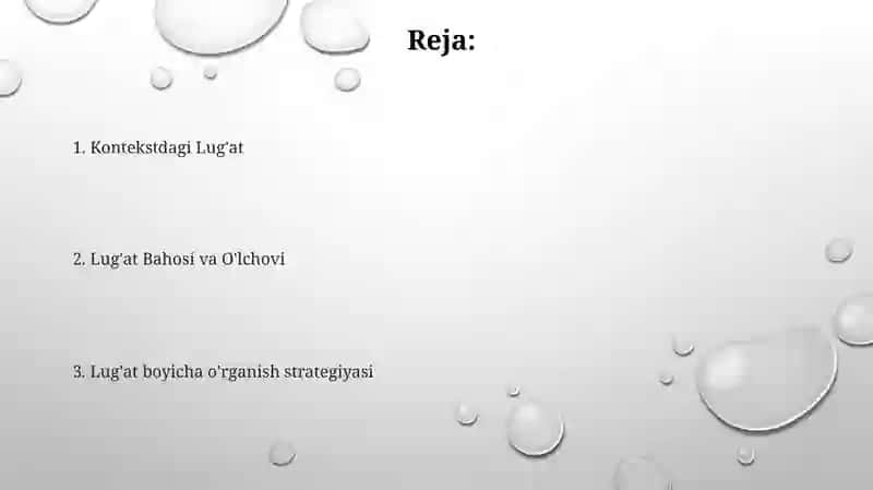 Talabalar leksikasi 2
