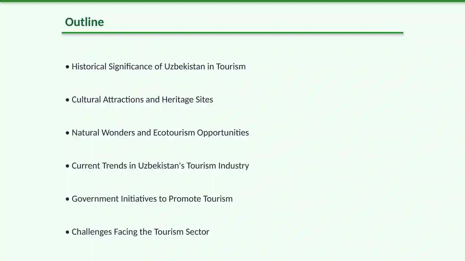 Tourism in Uzbekistan 2