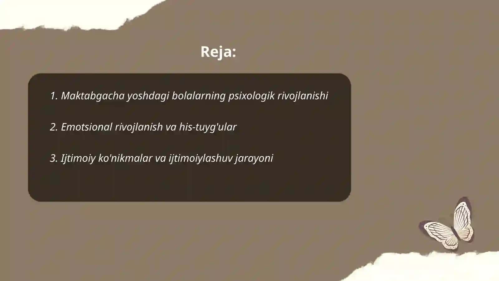 Maktabgacha tarbiya davri psixalogiyasi 2