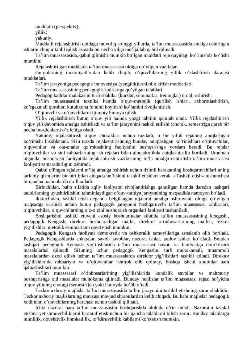MAKBAT - PEDAGOGIK TIZIM SIFATIDA 2