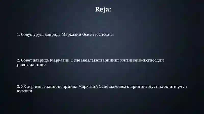 Iqtisodiyot va ijtimoiy o'zgarishlar 2
