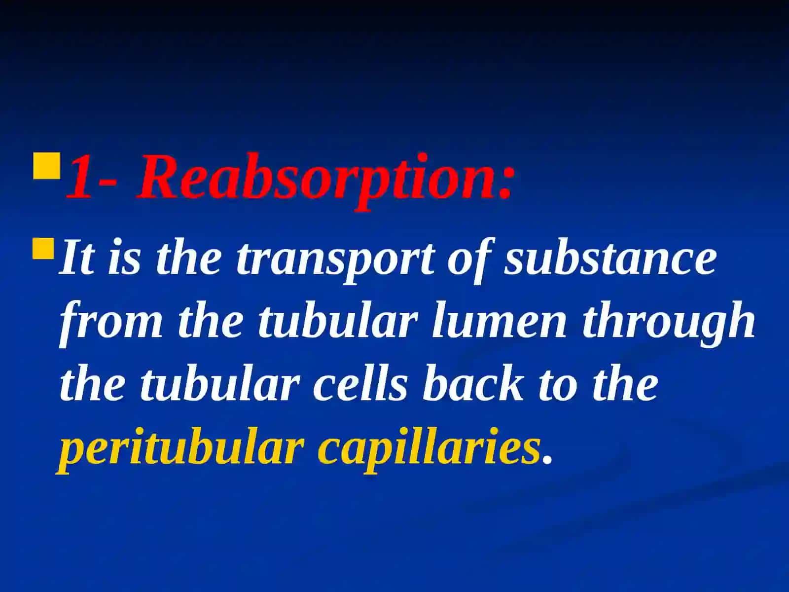 Function of Renal Tubules 2