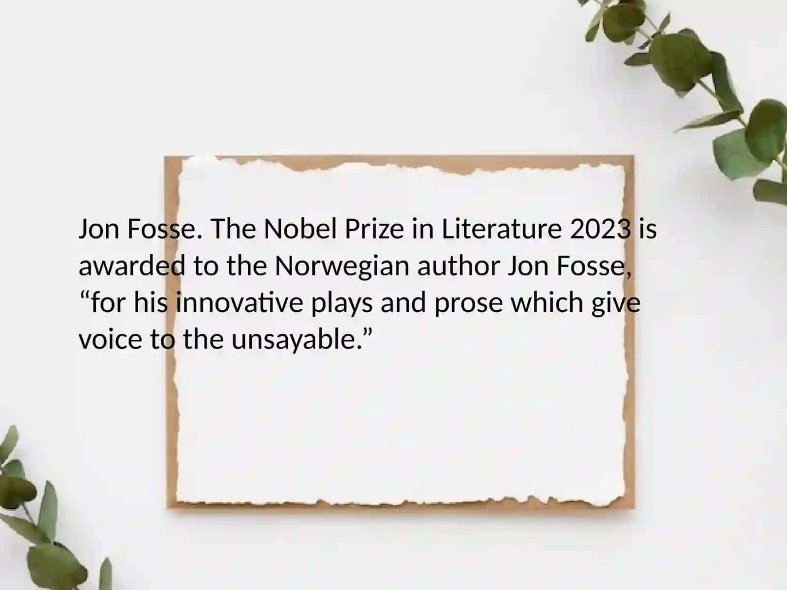 Jon Fosse 2