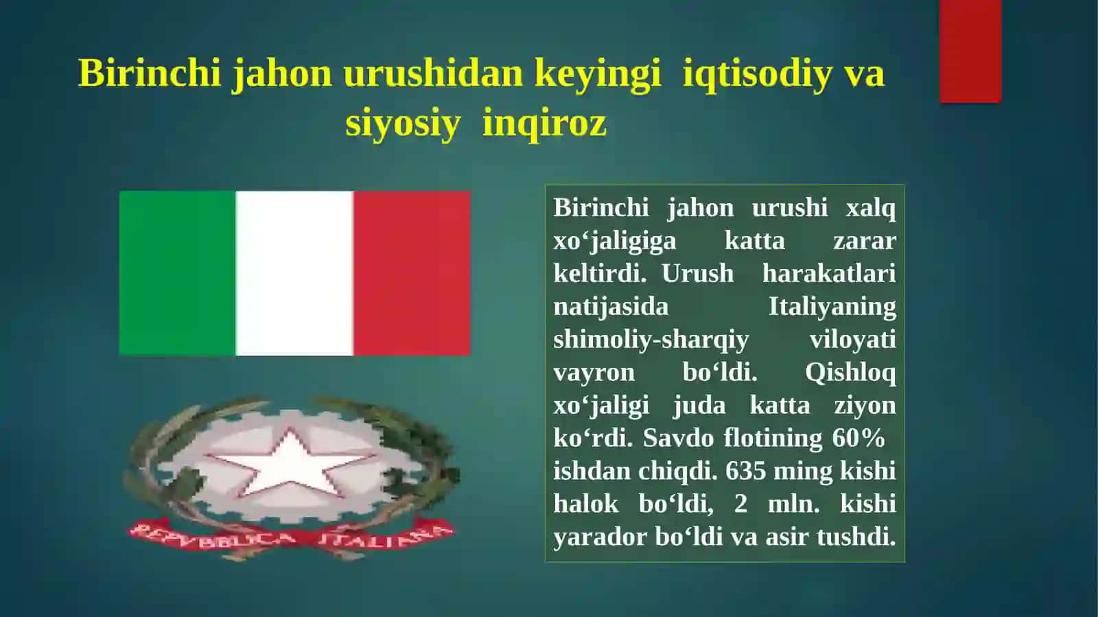 1918-1939yillarda Italiya 2
