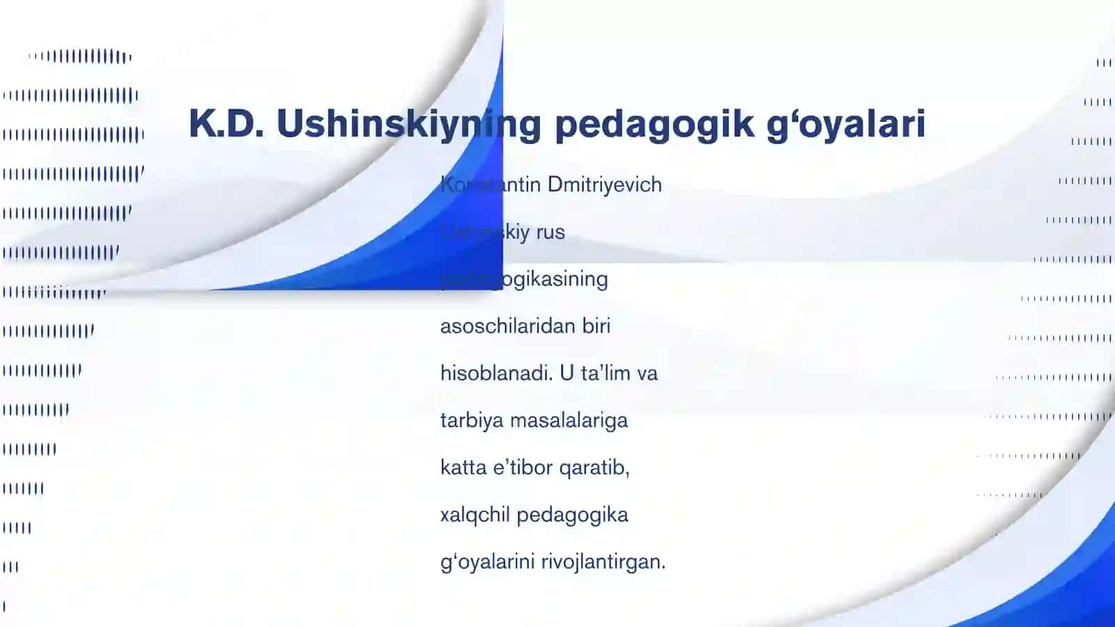 k d ushenskiy haqida 2