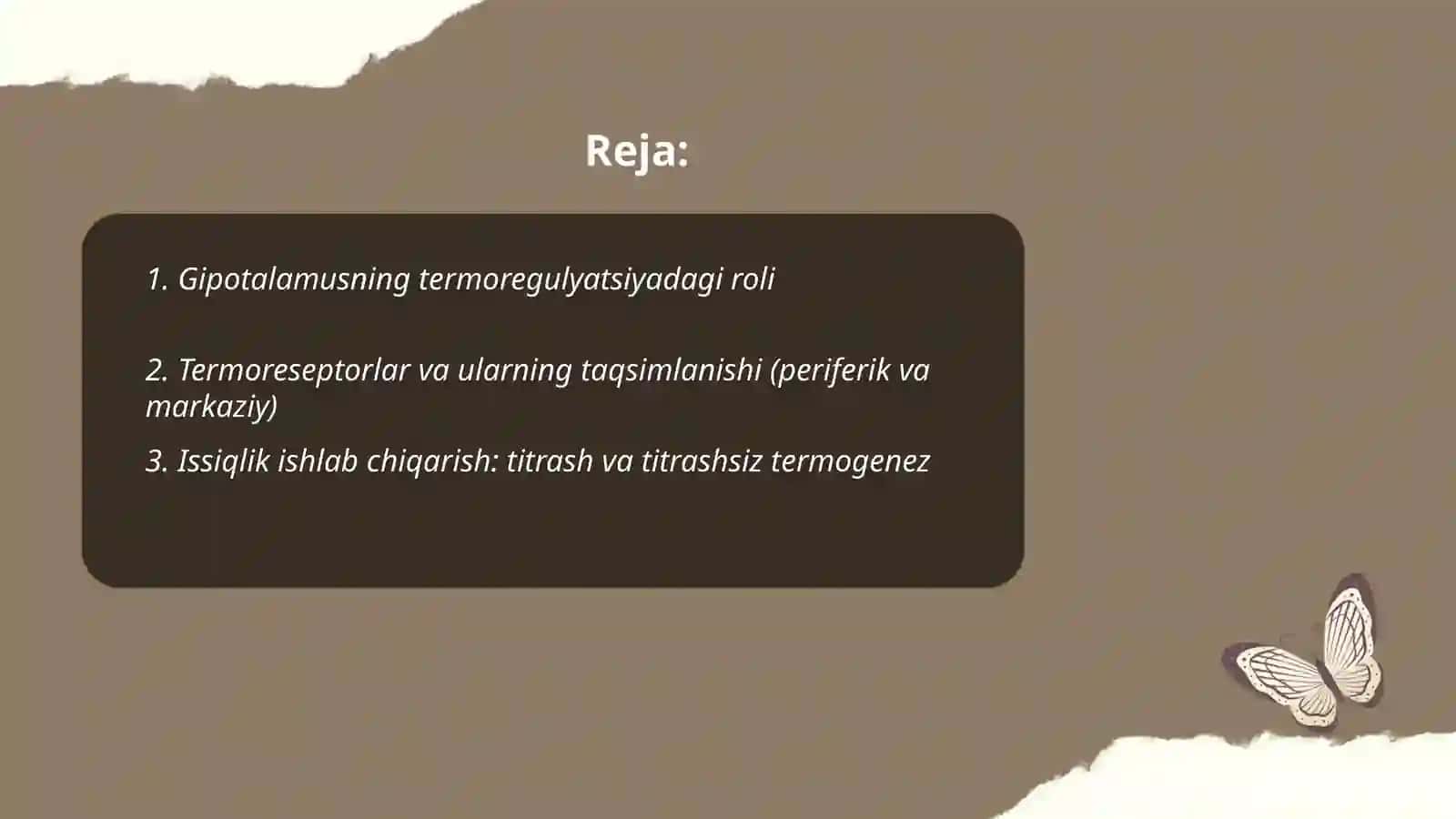 Termoregulyatsiya fizologiyasi 2