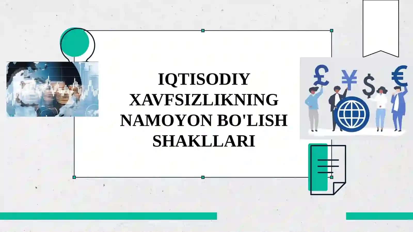 IQTISODIY XAVFSIZLIK HAQIDA MA’LUMOT 2