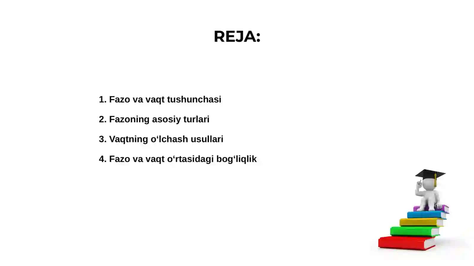 Fazo va vaqtning hossalari 2