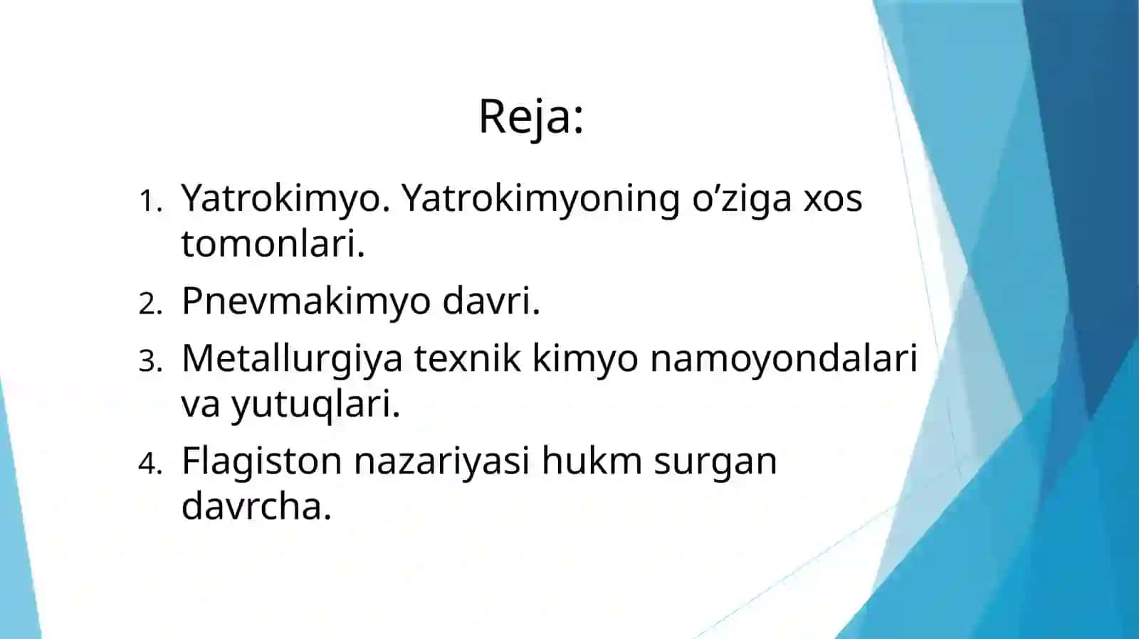 Alkimyo va yadrokimyo 2