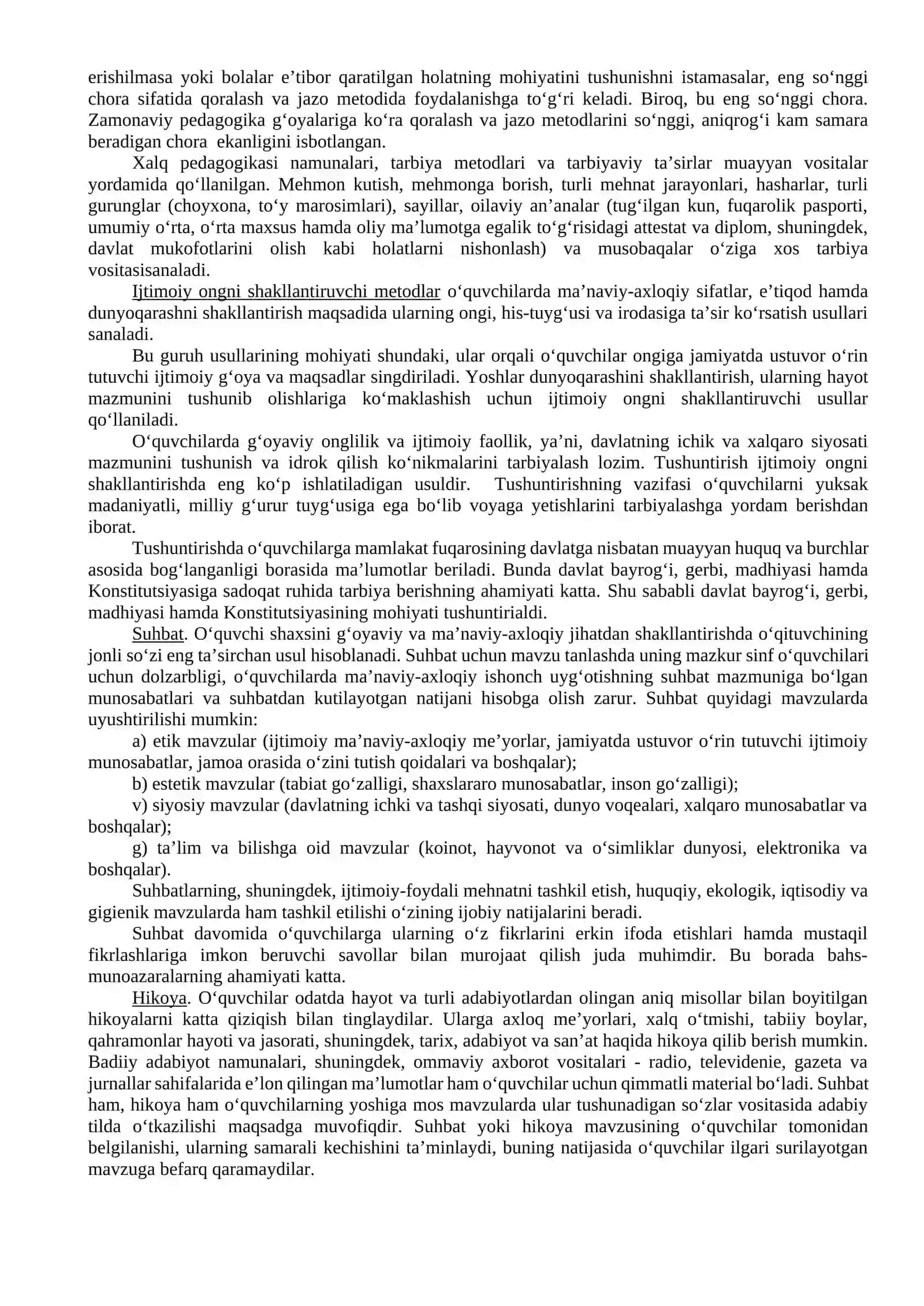 Tarbiyaning umumiy metodlari 2