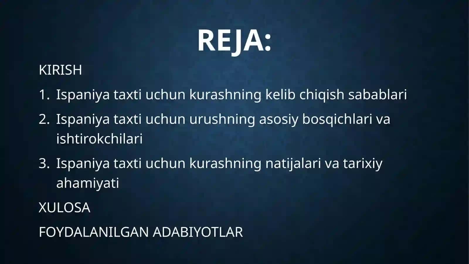 Ispaniya taxti uchun kurashning kelib chiqish sabablari 2