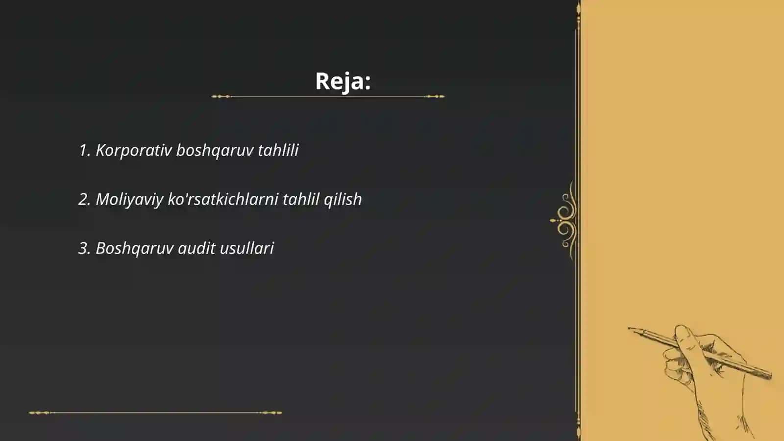 Korporativ boshqaruv samaradorligini baholash usullari 2