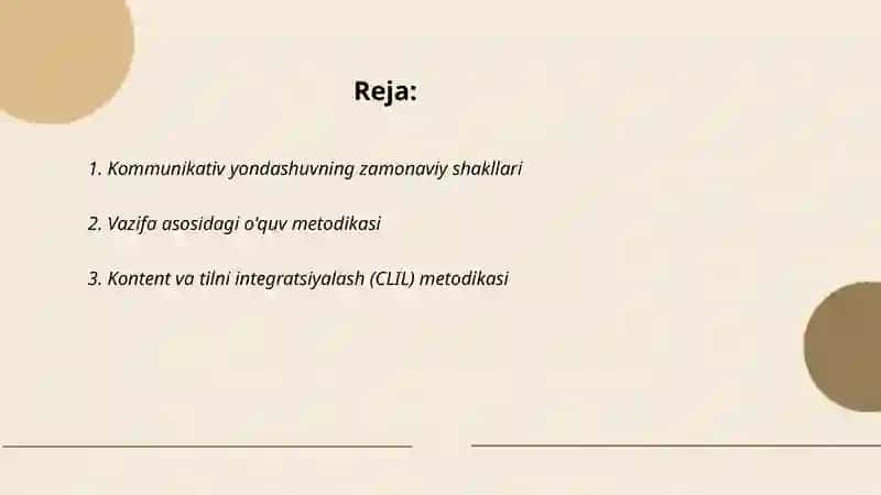 Ingliz tili o'qitishning yangi metodlari 2