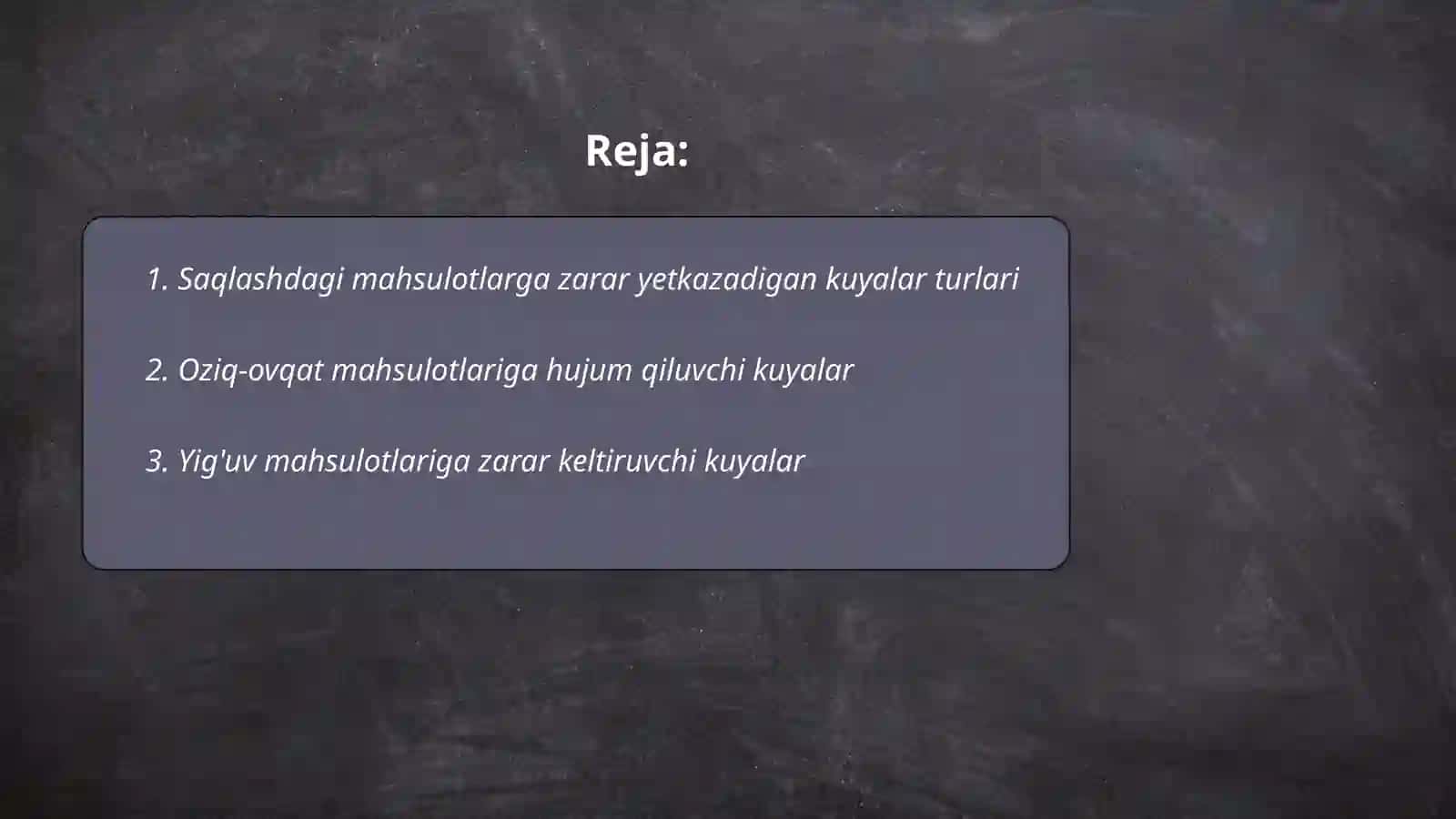 Saqlashdagi maxsulotlarga zarar keltiradigan kuyalar va ularga qarshi kurash choralari 2