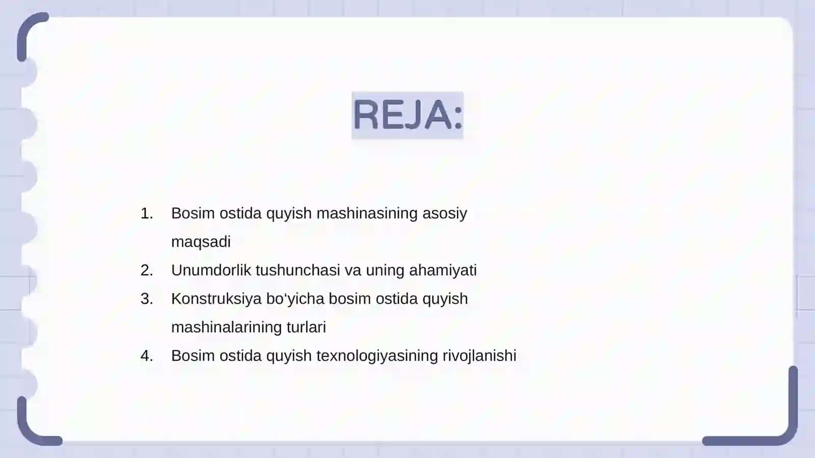 Bosim ostida quyish mashinalari 2