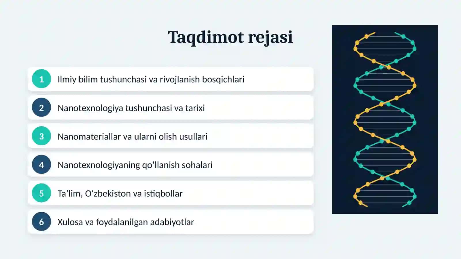 Ilmiy bilimlar rivoji va ularning nano texnologiyalardagi oʻrni 2