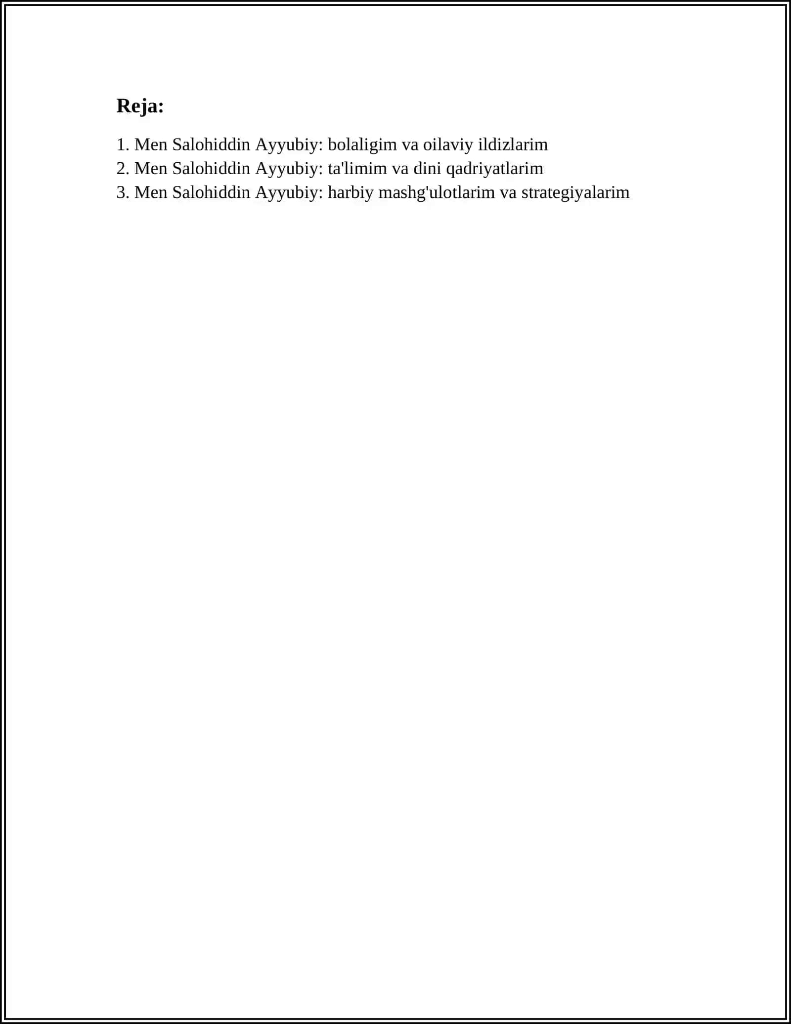 MEN SALOHIDDIN AYYUBIY 2