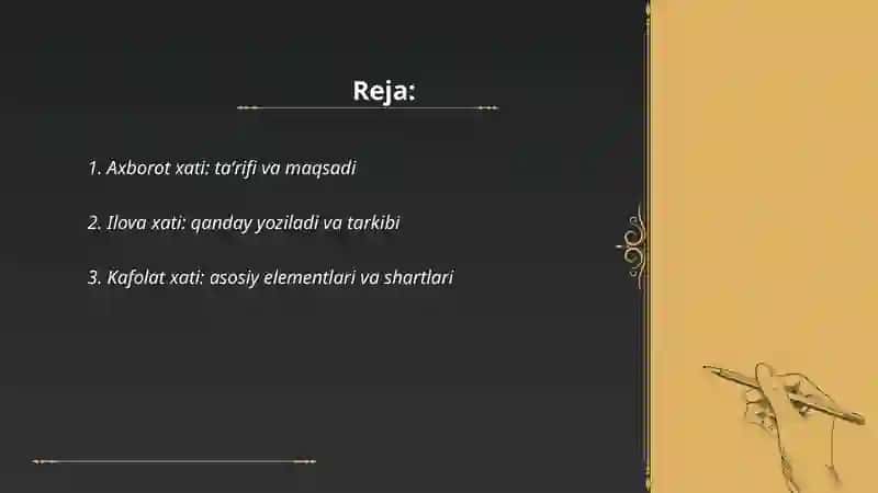 Axborot xati ilova xati kafolat xati Bozorova Mohira 2