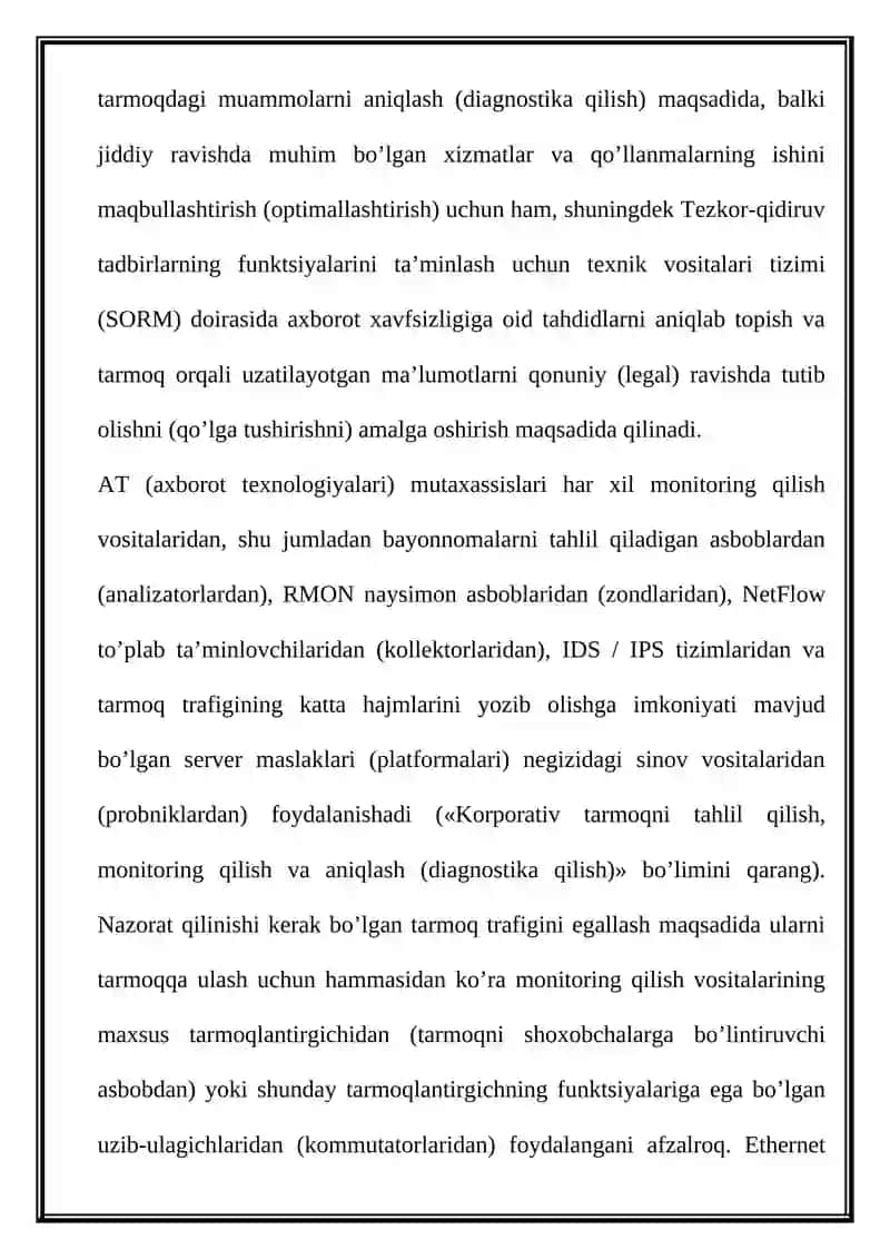TIBBIY XOLATNI MONITORING QILISH KOMPYUTERLASHGAN TIZIMLARI VA ULARDA AXBOROT TEXNOLOGIYALARI 2