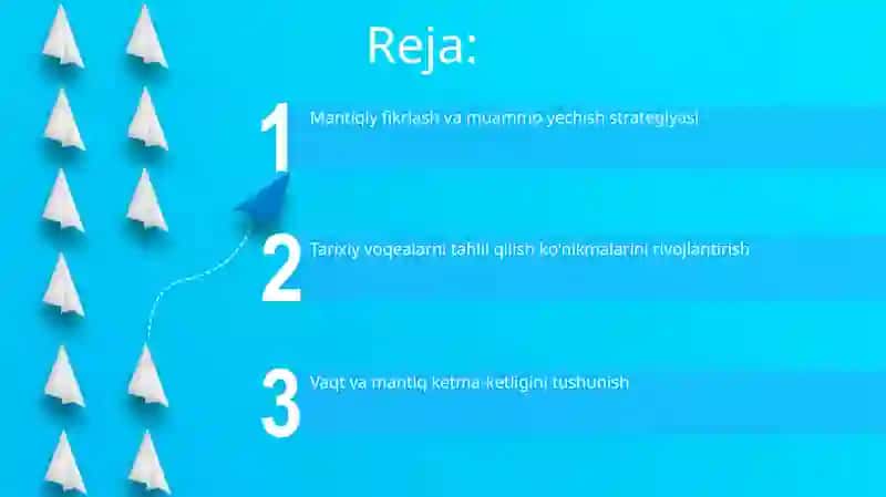 Mantiqiy fikrlash va muammo yechish strategiyasi 2