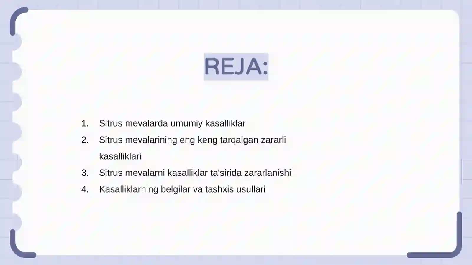 Sitrus mevalarining kasalliklari 2