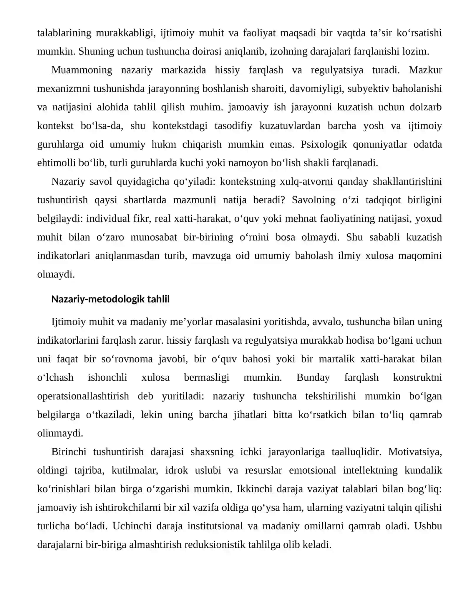 EMOTSIONAL INTELLEKTNING KUNDALIK KO‘RINISHLARI — IJTIMOIY-MADANIY OMILLARI 2