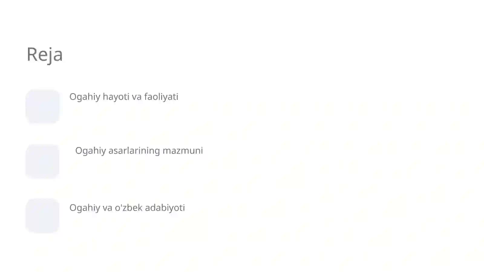 Ogahiy hayoti va ijodi 2
