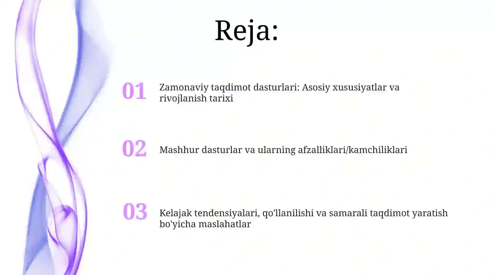 Zamonaviy taqdimot dasturlari 2