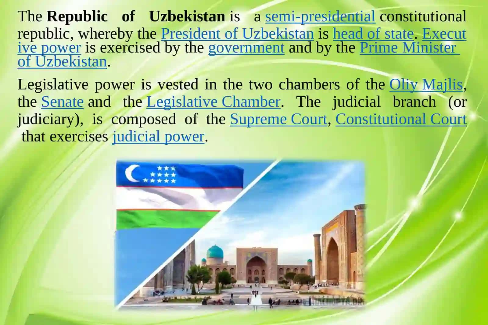 The Political System of Uzbekistan and United States 2