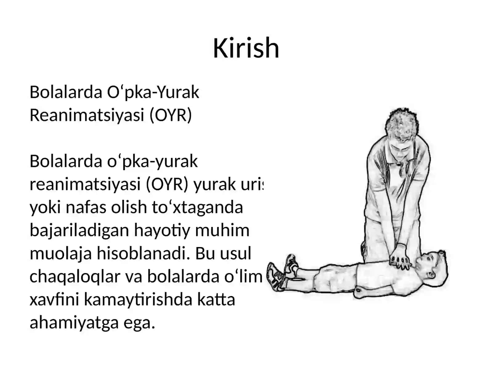 Bolalarda O‘pka-Yurak Reanimatsiyasi 2