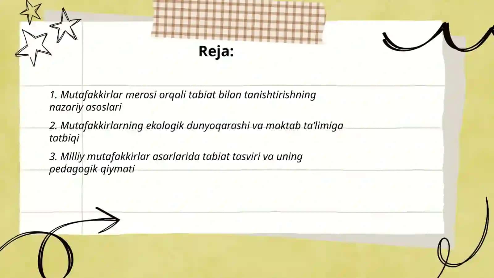 Mutafakkirlar merosi orqali tabiat bilan tanishtirishning nazariy asoslari 2