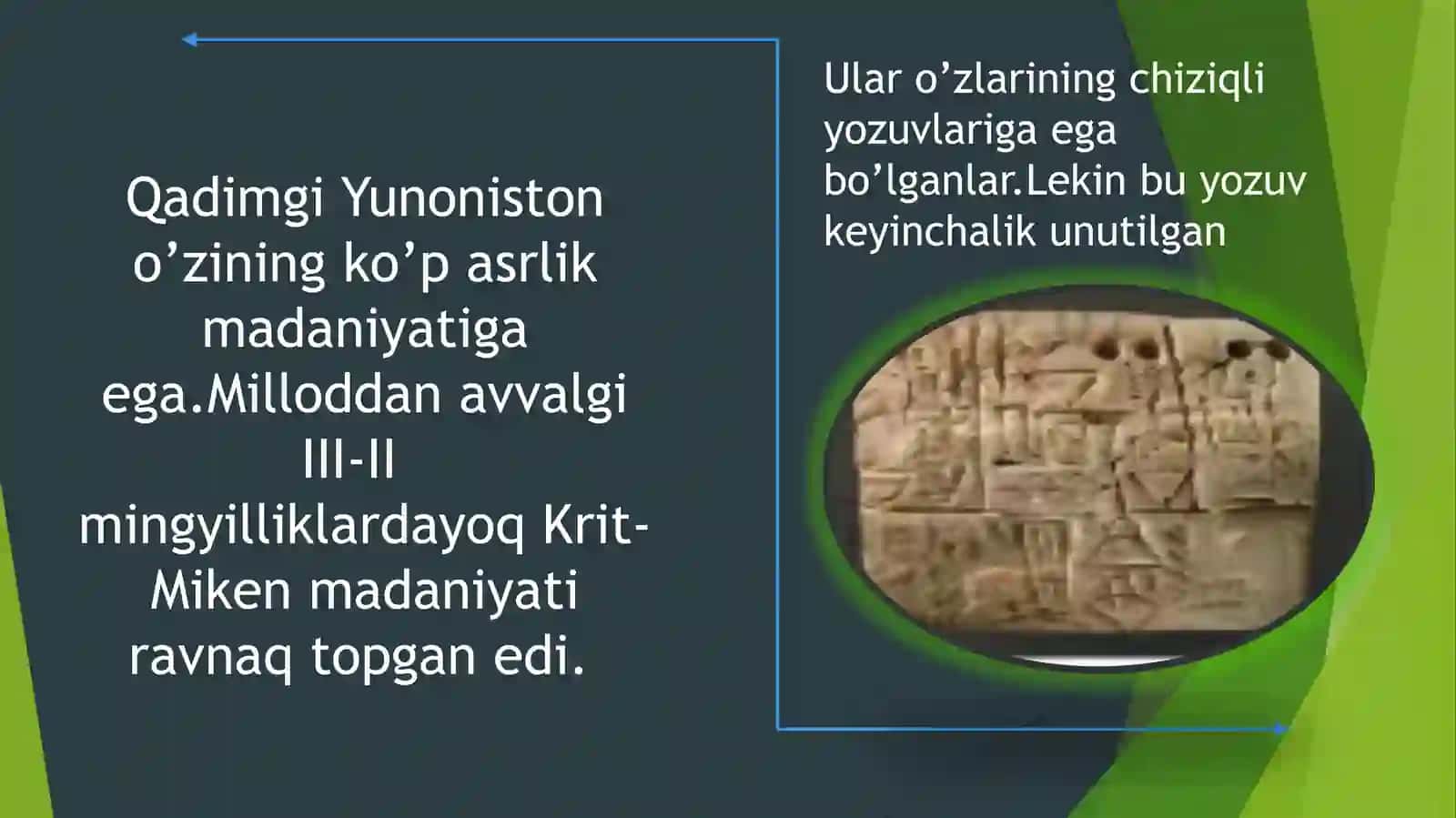 Qadimgi Yunoniston yozuvi va maktablari 2