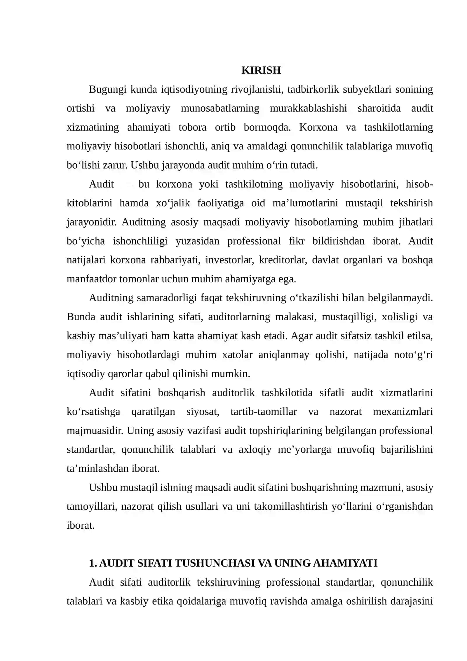 AUDIT SIFATINI BOSHQARISH 2