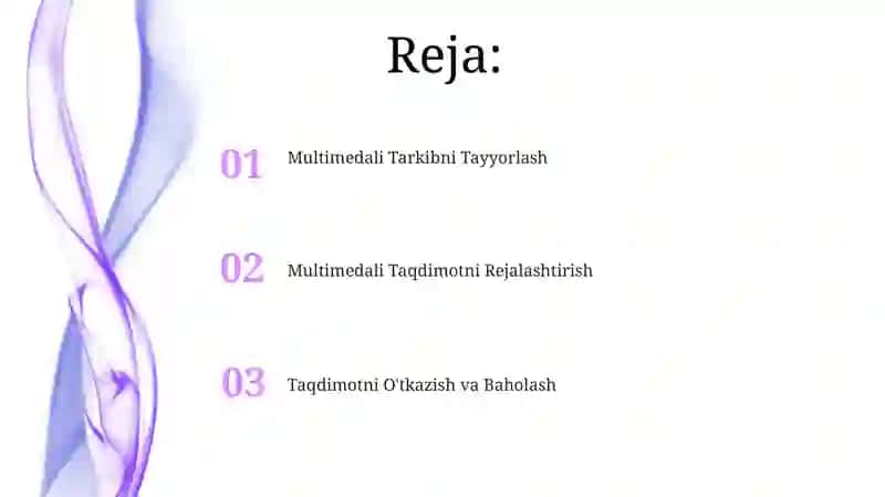 Multimediali taqdimot yaratish 2