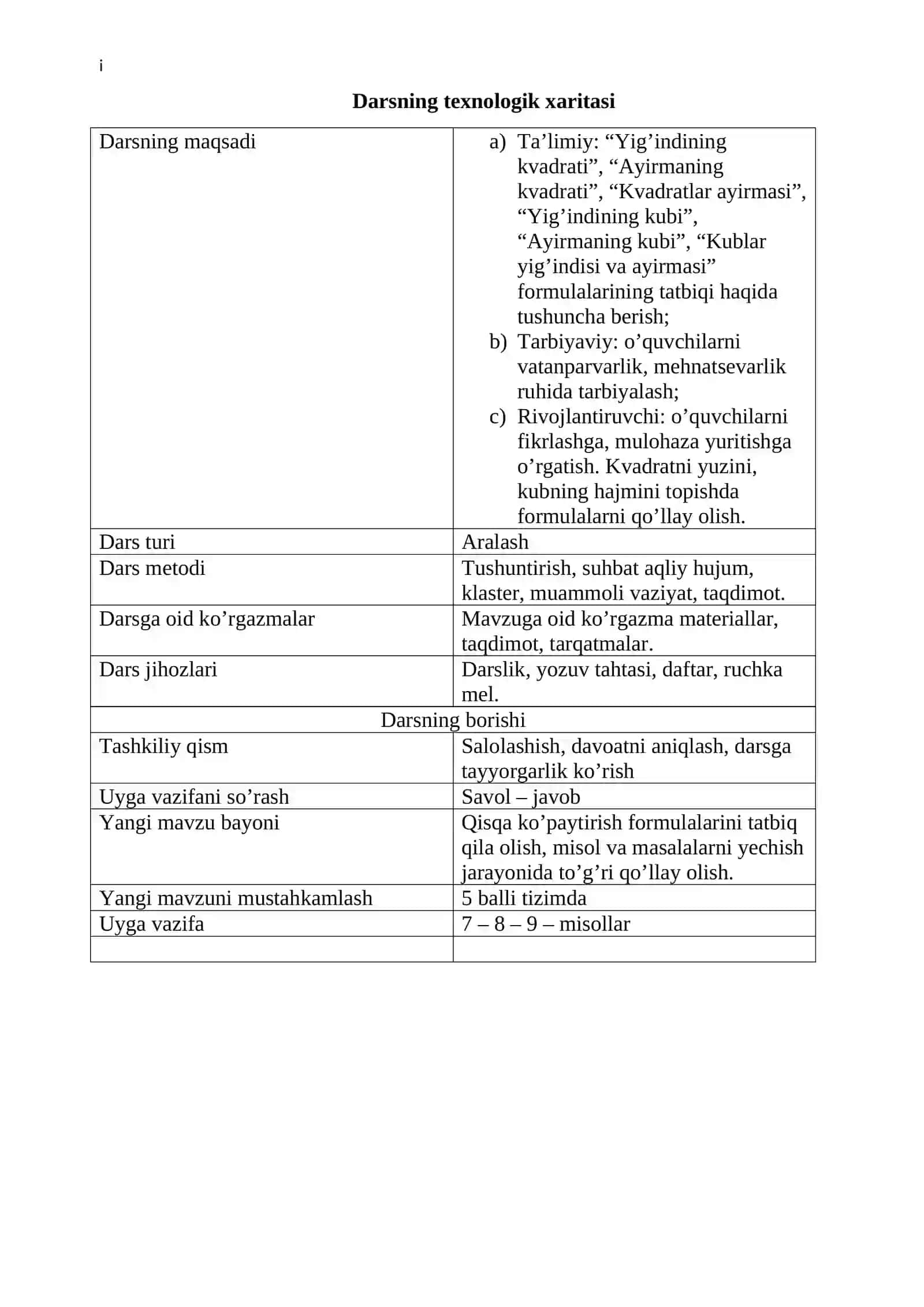 QISQA KO’PAYTIRISH FORMULALARINING TATBIQI 2