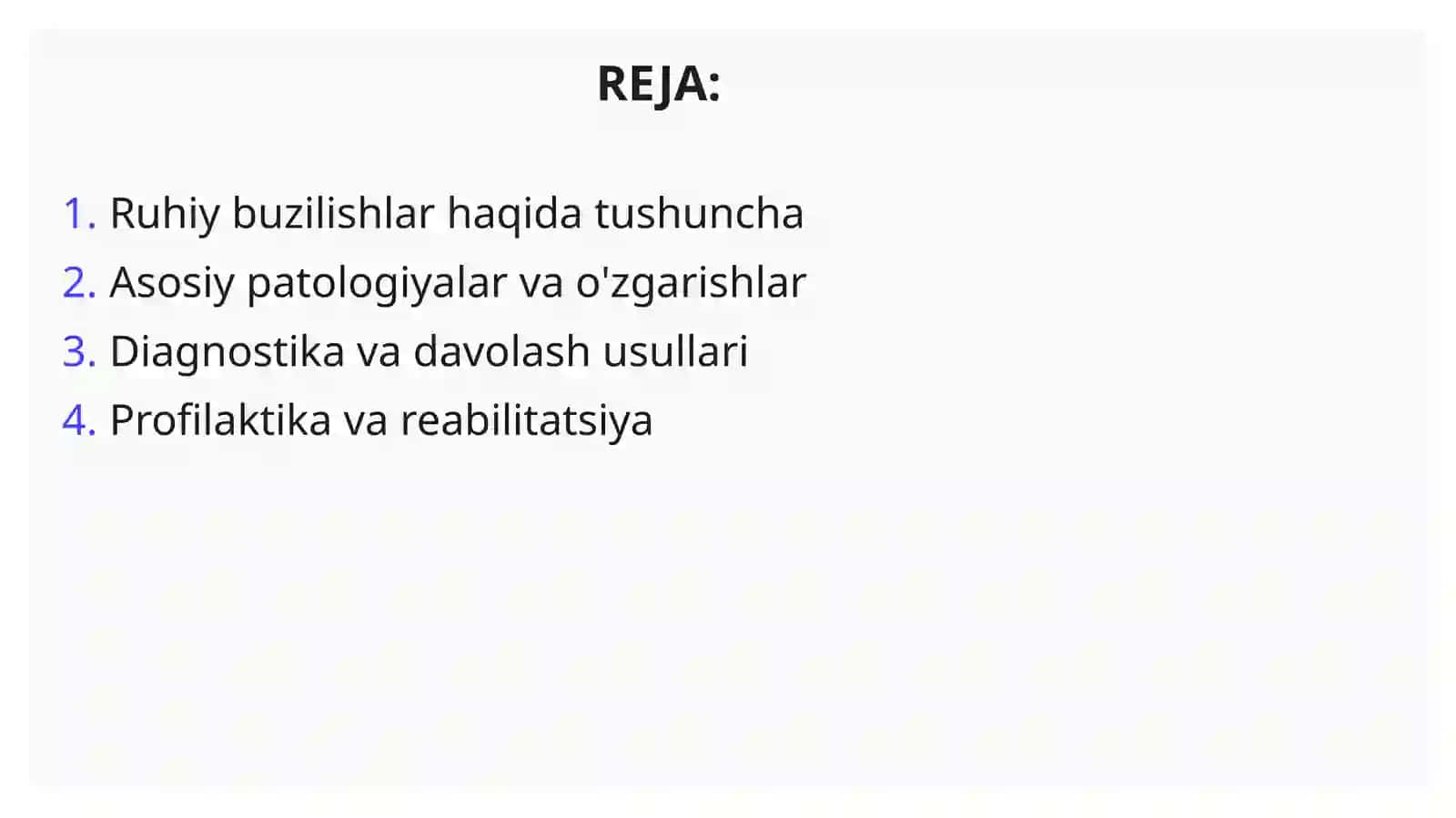 Turli Patologiyalardagi Ruhiy Buzilishlar 2