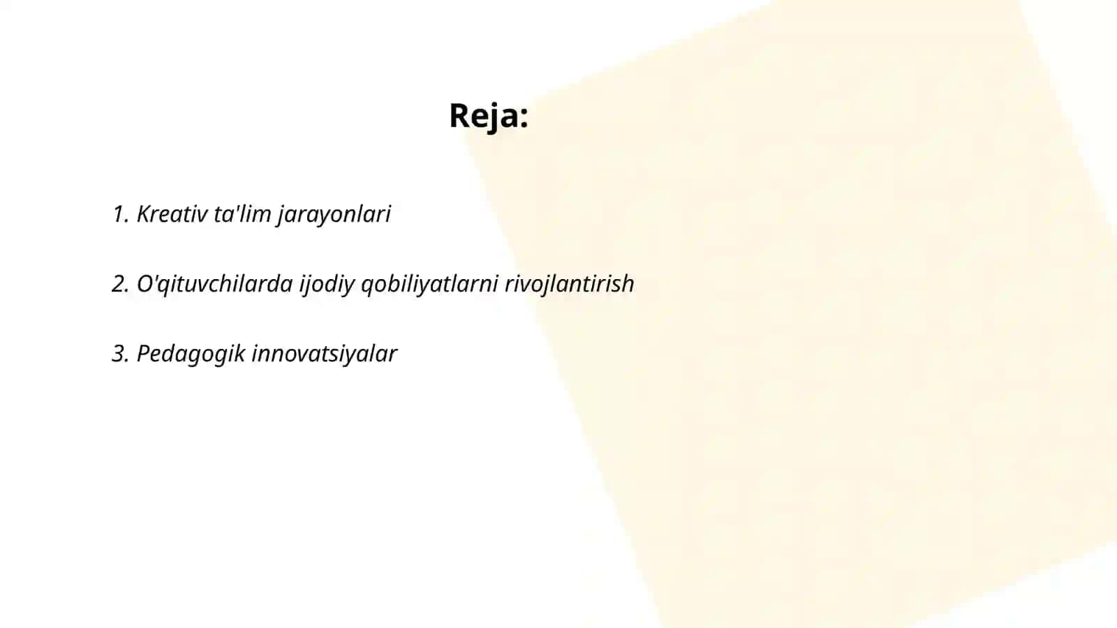 Bo'lajak o'qituvchilarda kreativ tasavvurni rivojlanishi va pedagogikada ilmiy ijodkorlik 2