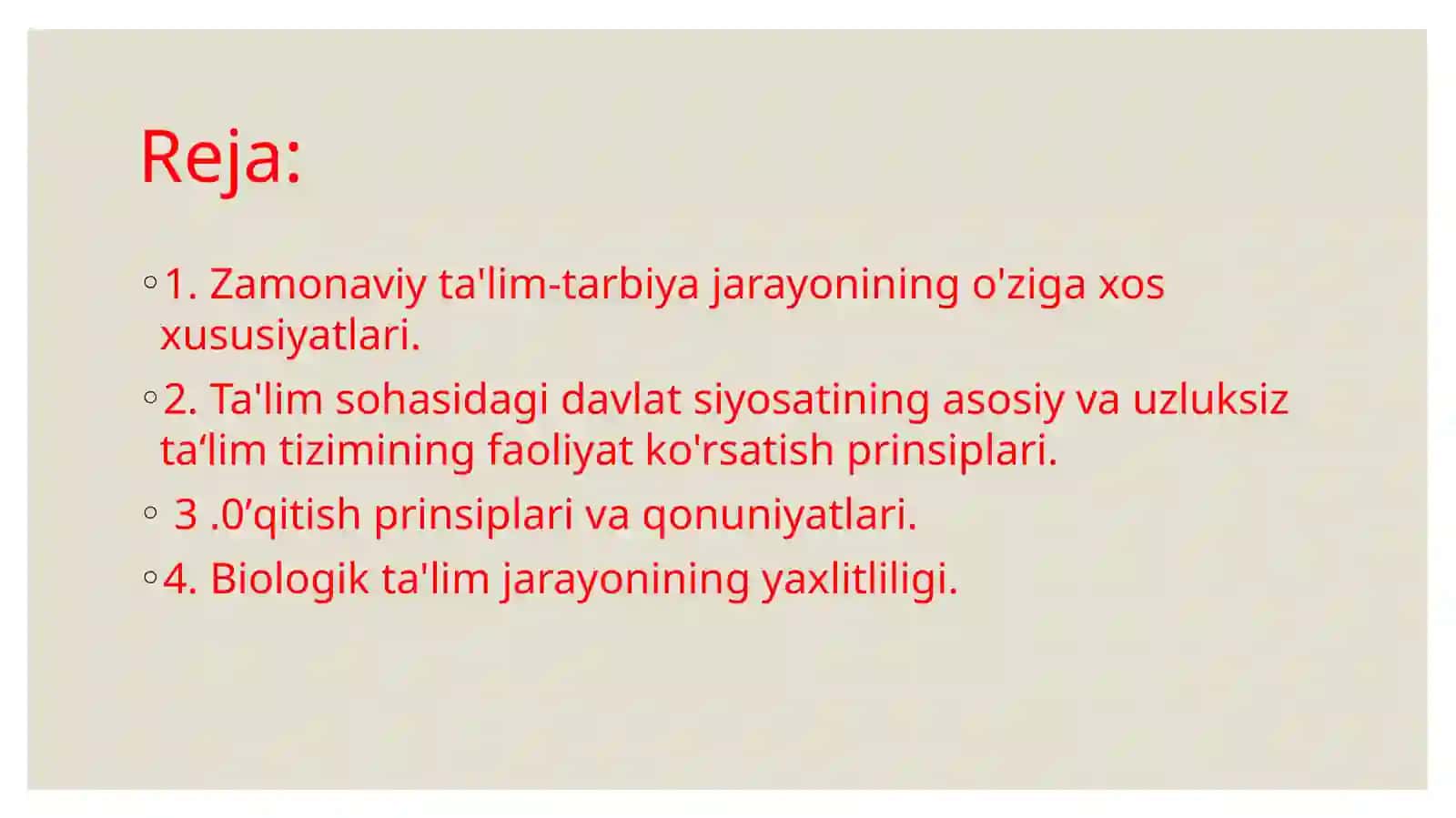 Biologiya o’qitish metodikasining dolzarb muammolariga bag’ishlangan anjumanlar uchun ma’ruza va taqdimot materiallari  tayyorlash 2