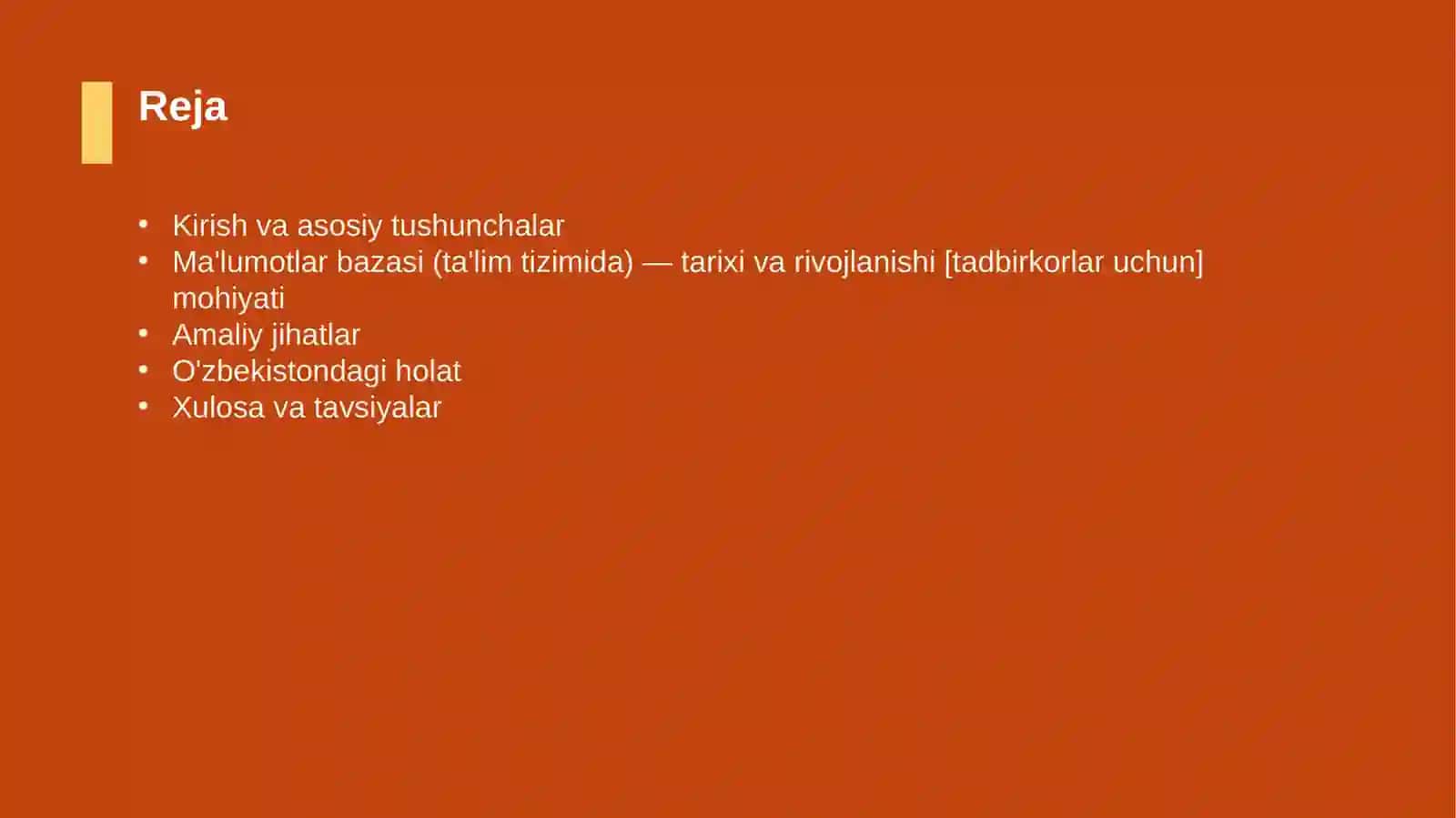 Ma'lumotlar bazasi (ta'lim tizimida) — tarixi va rivojlanishi [tadbirkorlar uchun] 2