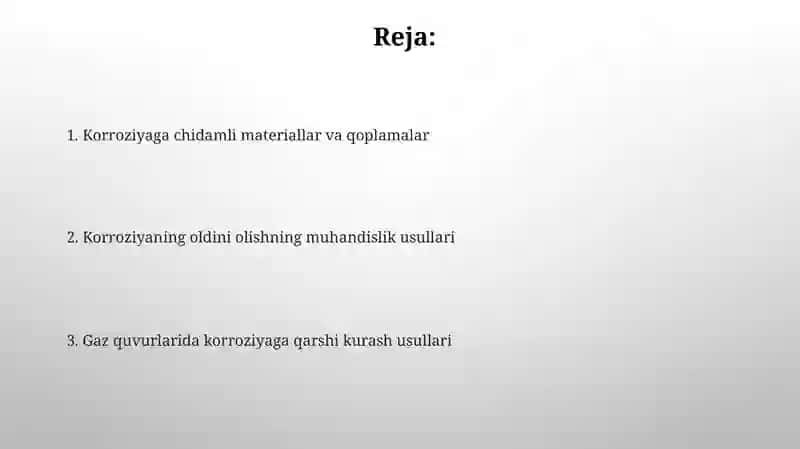 Gaz quvurlarining karroziyasiga qarshi kurashish yo'llari 2