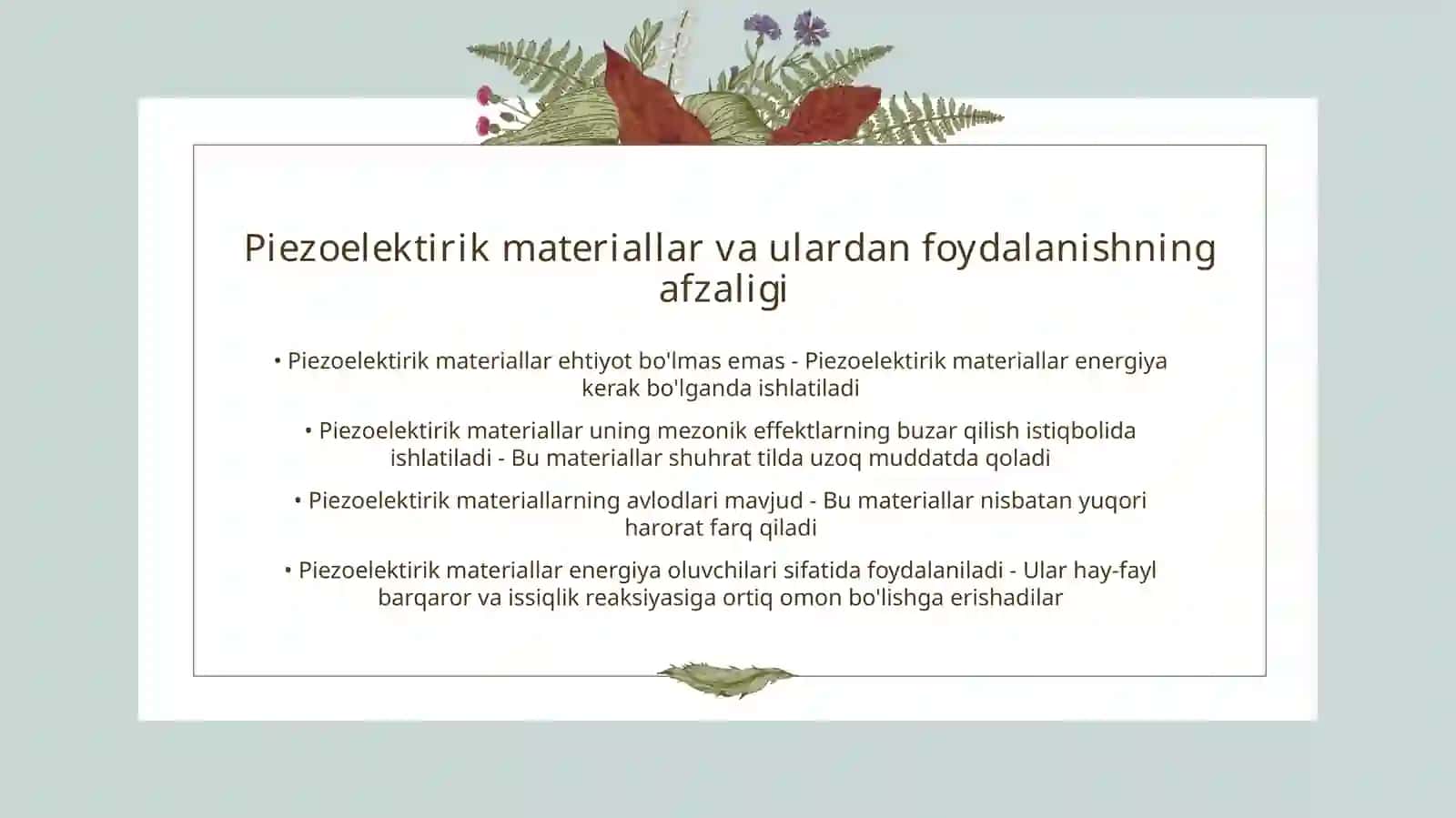 Piezoelektirik materiallar 2