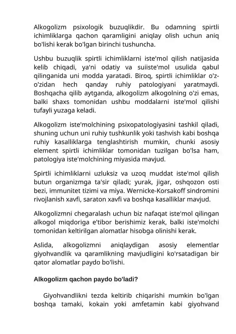 ALKOGOLIZIM VA NARKOMANIYANING PROFILAKTIKASI 2