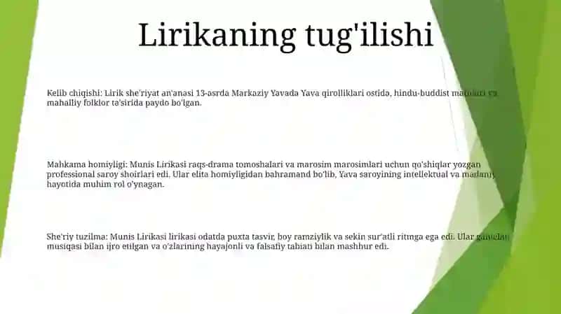 Munis Lirikasi 2