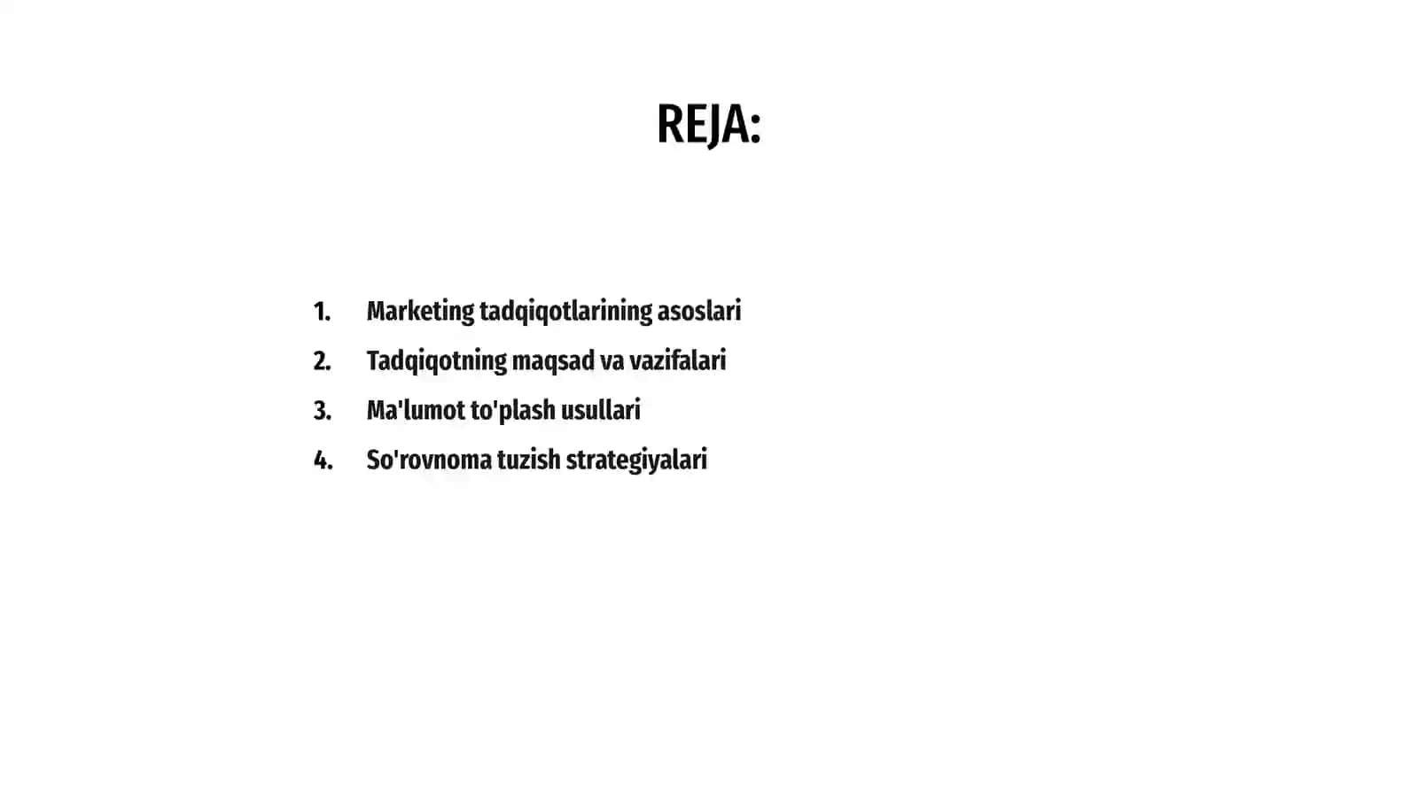 Marketing tadqiqotlari 2