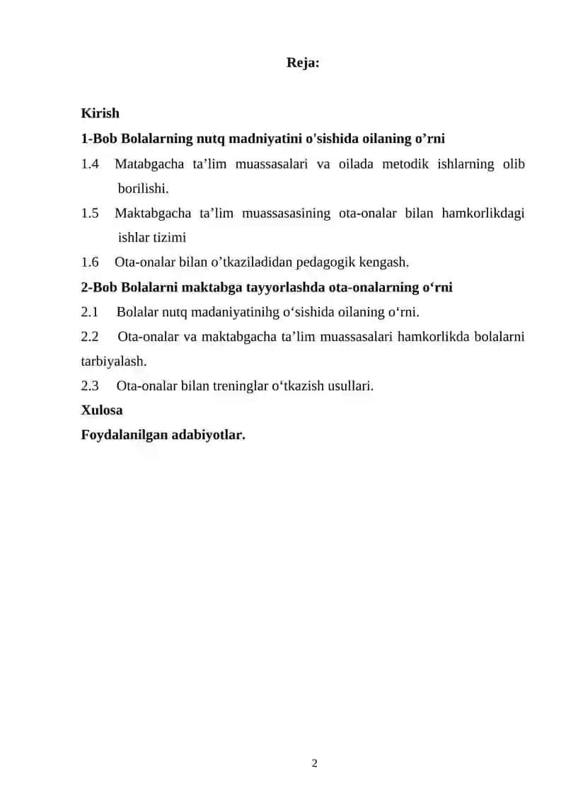 NUTQ ODOBINI SHAKLLANTIRISHDA OILANING O'RNI 2